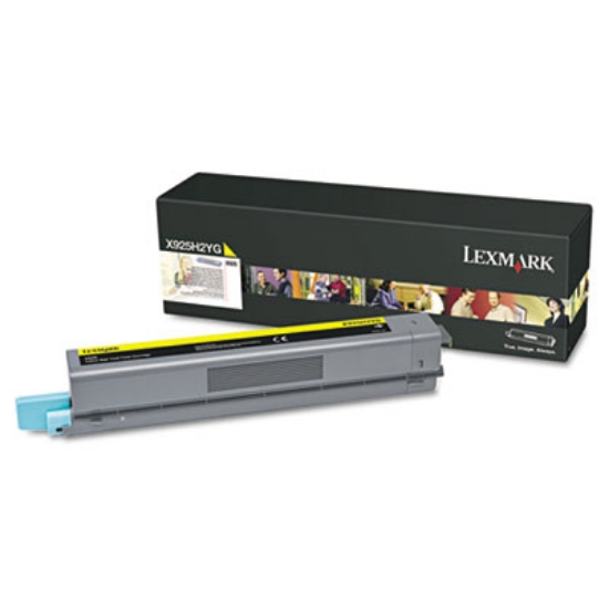 Picture of X925H2YG High-Yield Toner, 7,500 Page-Yield, Yellow