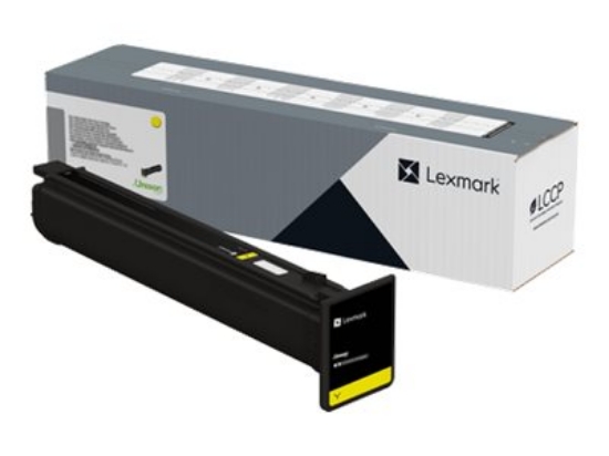 Picture of Lexmark Yellow Toner Cartridge (46,900 Yield)