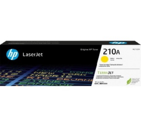 Picture of Hp 210x Original High Yield Laser Toner Cartridge Yellow Pack 5500 Page Yield